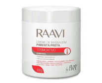 Creme de Massagem Raavi Pimenta Preta 500g